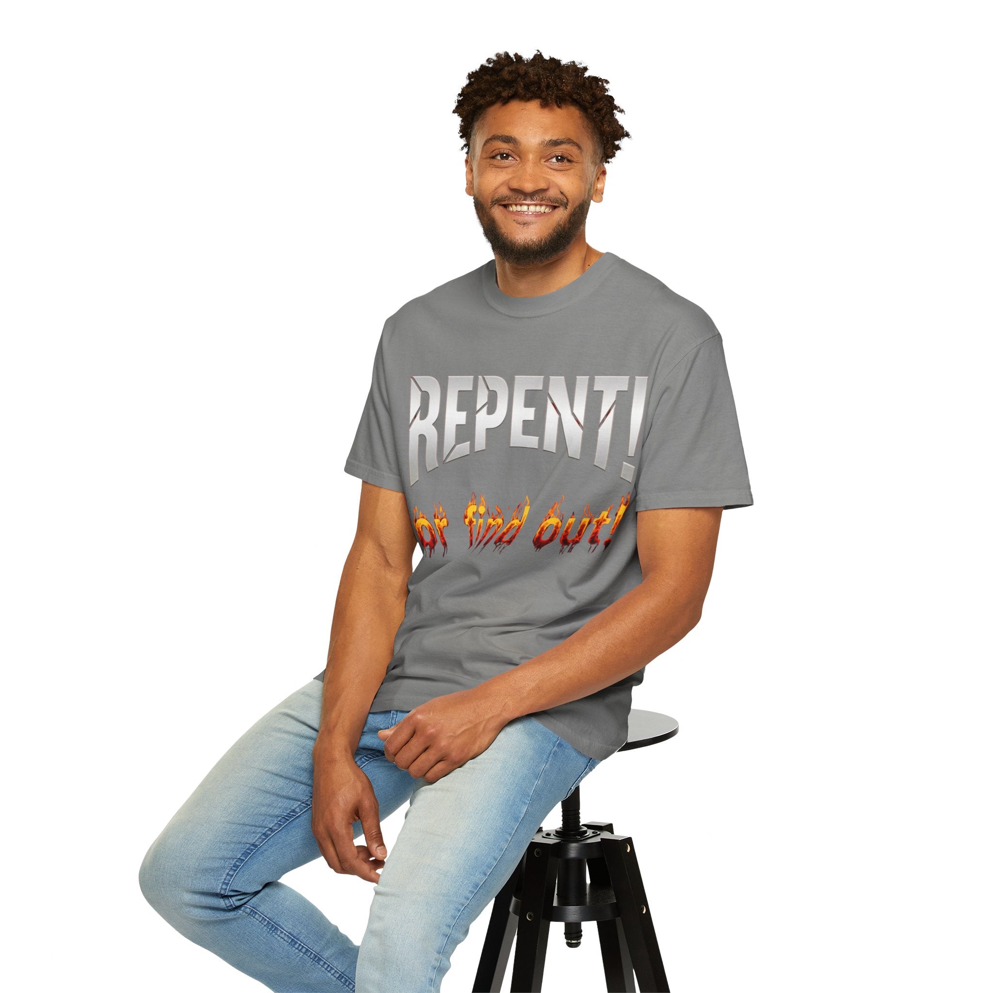 Repent or Find Out — Faith Streetwear Tee