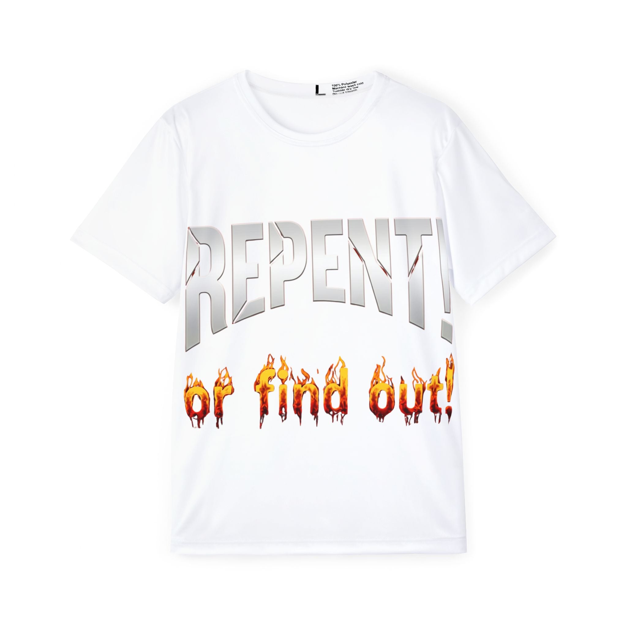 Repent or Find Out — All-Over Print Sports Jersey