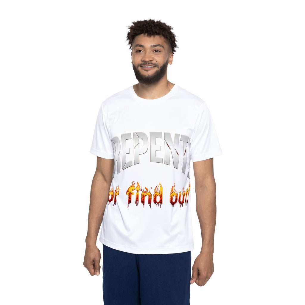 Repent or Find Out — All-Over Print Sports Jersey
