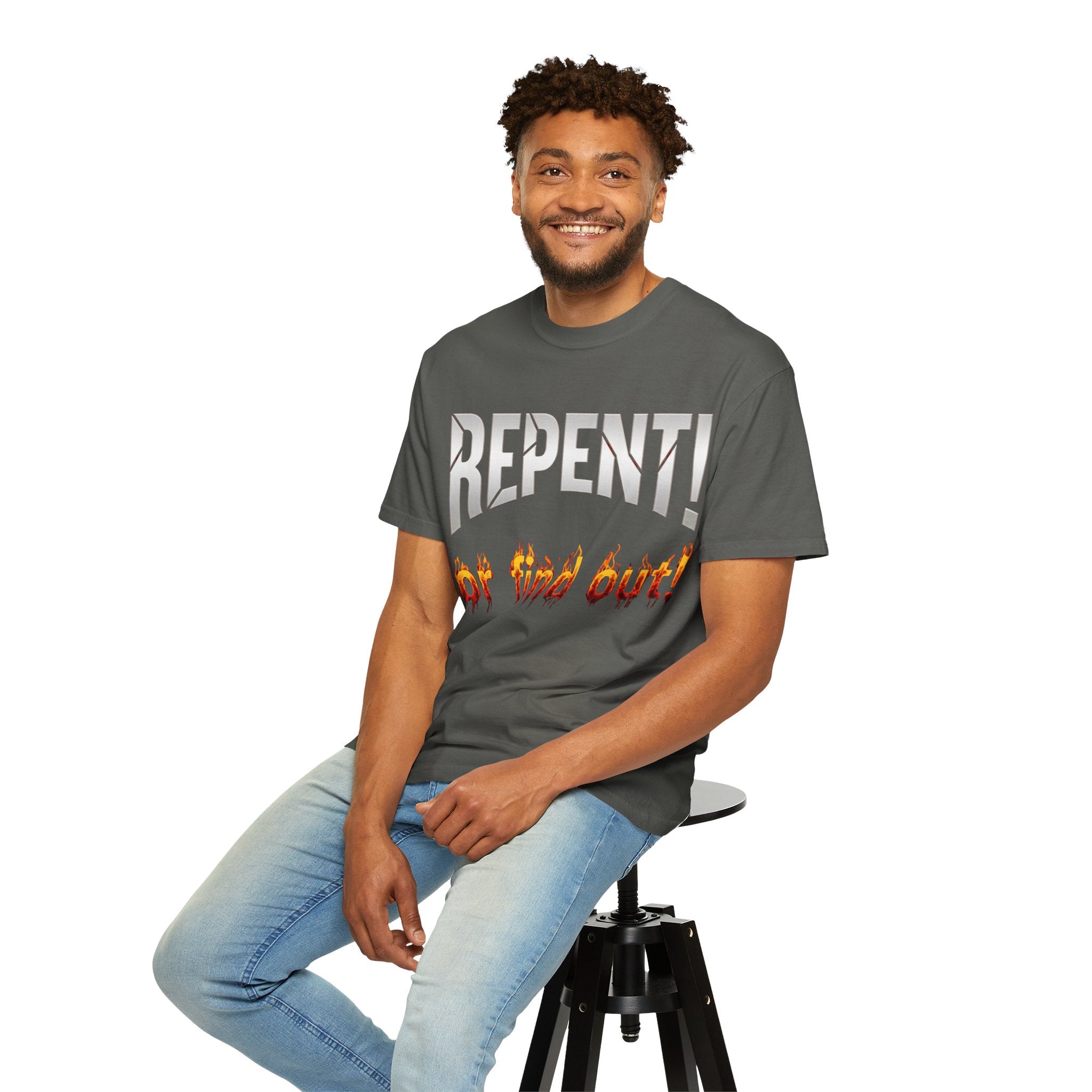 Repent or Find Out — Faith Streetwear Tee