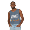 Repent! or Find Out Tank Top — Bold Faith Graphic Tank